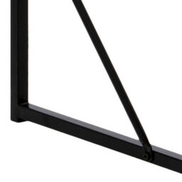 Furniture To Go Seaford Black Metal Bar Table With Black Ash Top - thumbnail 9