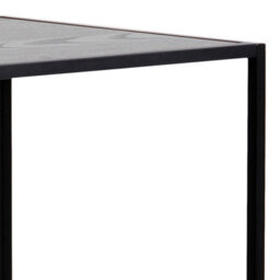 Furniture To Go Seaford Black Metal Bar Table With Black Ash Top - thumbnail 8