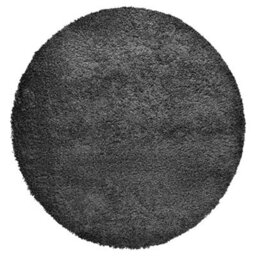 Bravich Grey Thick Shaggy Circle Rug California 5Cm Pile 150Cm Circle - thumbnail 2