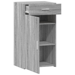 Berkfield Sideboard Grey Sonoma 50X42.5X93 Cm Engineered Wood - thumbnail 8