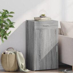 Berkfield Sideboard Grey Sonoma 50X42.5X93 Cm Engineered Wood - thumbnail 1