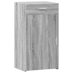 Berkfield Sideboard Grey Sonoma 50X42.5X93 Cm Engineered Wood - thumbnail 2