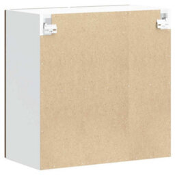 Berkfield Kitchen Wall Cabinet With Glass Door Lucca Brown Oak Engineered Wood - thumbnail 9