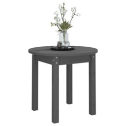 Walplus Coffee Table Grey 45X40 Cm Solid Wood Pine - thumbnail 4