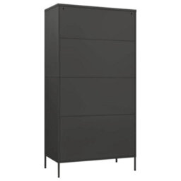 Vidaxl Wardrobe Anthracite 90X50X180 Cm Steel - thumbnail 5