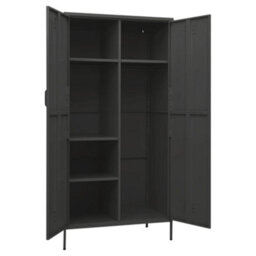 Vidaxl Wardrobe Anthracite 90X50X180 Cm Steel - thumbnail 6