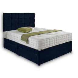 Dining Tables Rio Matching Headboard Divan Set, 2 Drawer On Same Side With Sprung 1500 Comfort Mattress - King - thumbnail 4