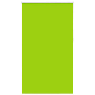Berkfield Roller Blind Blackout Leaves Green 125X210 Cm Fabric Width 121.6 Cm Polyester - image 1