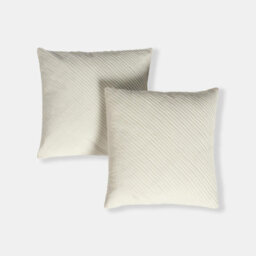 OHS 2 Pack Pleated Velvet Cushion Covers With Invisible Zipper - thumbnail 1