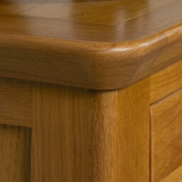 Elm Home And Garden Quality Oak Small 2 Door Sideboard Hall Table Buffet Fully Assembled 81Cm High X 70Cm Wide X 35Cm Deep - thumbnail 3
