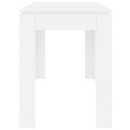 Vidaxl Dining Table White 120X60X76 Cm Engineered Wood - thumbnail 5