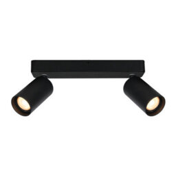 Luminosa Lighting Luminosa Nesto Twin Ceiling Spotlight Black 2Xgu10