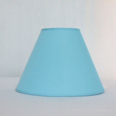 Luxury Coolie Lamp Shade Cotton Ceiling Hanging Pendant Light - Light Blue - image 1