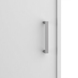 Furniture To Go Space Wardrobe With 2 Sliding Doors In White (W) 77.6 X  (H) 175.4 X  (D) 48.2Cm - thumbnail 9