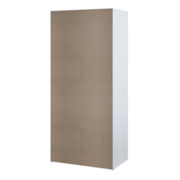 Furniture To Go Space Wardrobe With 2 Sliding Doors In White (W) 77.6 X  (H) 175.4 X  (D) 48.2Cm - thumbnail 5