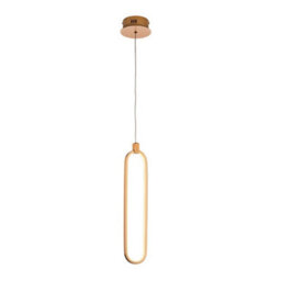 Luminosa Lighting Luminosa Colette Integrated Led Pendant Light, Rose Gold - Uk Stock - thumbnail 3