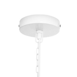 Wyld And Coco Japandi Pendant Lamp, Handcrafted Beige Paper Rope Shade, Geometric Cage, Adjustable Height - thumbnail 6