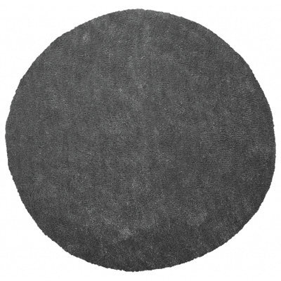 Beliani Shaggygy Rug Demre Dark Grey 140 Cm - image 1