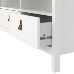 Furniture To Go Barcelona Tv-Unit 3 Drawers In White - thumbnail 8