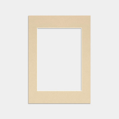 Ak Frames 70X50Cm Ivory Picture Mounts To Fit 50X40Cm Aperture Size - Mount Board Only (No Frame Included) - image 1