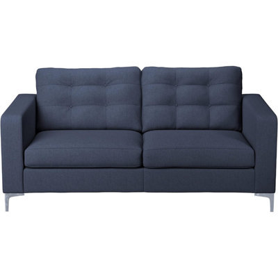 Furnishings For Less UK Hackney Fabric 3 Seater Sofa Sapphire Blue - image 1