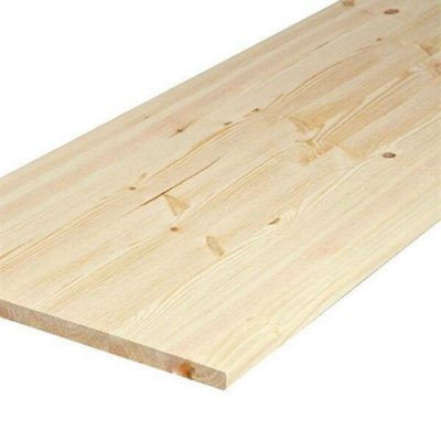 Cheshire Mouldings 2 X Laminated Pine Board - 18mm - 1150X300 Shelves Cupboards General Purpose Pb08