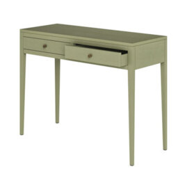 Wyld Haus Maragogi Sage Green Wood Grain Two Drawer Desk - thumbnail 5