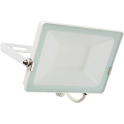 Outdoor Ip65 Waterproof Floodlight - 50W Cool White Led - Matt White Aluminium - thumbnail 3