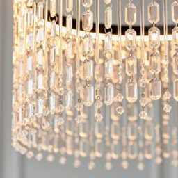 Luminosa Lighting Luminosa Liliana Single Pendant Ceiling Lamp, Chrome Plate, Crystal Glass - thumbnail 5