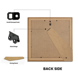 Ak Frames Oak 8X8 Frame With 5X5 Mount And Perspex Front - thumbnail 3
