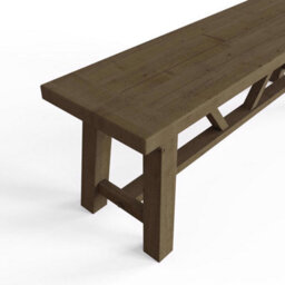 Fwstyle 1.4M Solid Pine Dining Bench - thumbnail 2