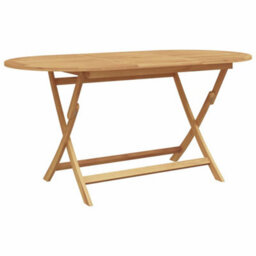 Berkfield Garden Dining Set 5 Pcs Brown Solid Teak Wood - thumbnail 6