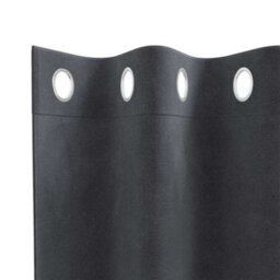 Berkfield Blackout Curtains With Eyelets 2 Pcs Light Grey Velvet - thumbnail 5