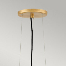 Luminosa Lighting Elstead Lisa Mcdennon By Hinkley Nula 1 Light Pendant Shell White, Luxe Gold - thumbnail 2