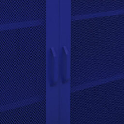 Berkfield Durable Storage Cabinet Navy Blue 80X35X101.5 Cm Steel - thumbnail 8