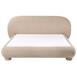 Beliani Bed Boucle Bayel 160 X 200 Cm (Eu King Size) Taupe - thumbnail 5
