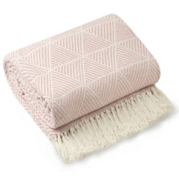 Geo Diamond Collection Recycled Cotton Throw - thumbnail 1