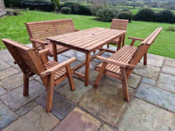 Churnet Valley Garden Furniture Ltd Churnet Valley Garden Furniture Valley 8 Seat Set 2Xc 2X3B - thumbnail 6