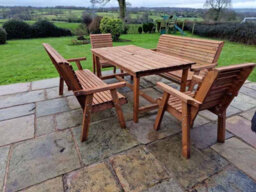 Churnet Valley Garden Furniture Ltd Churnet Valley Garden Furniture Valley 8 Seat Set 2Xc 2X3B - thumbnail 5