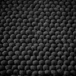 Bianca Aspen Bobble 50X120Cm Bath Runner Black - thumbnail 3