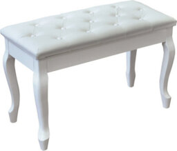 PureLifestyleWonders Njs076Hw Luxury Piano Bench With Storage Compartment