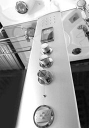 Vidalux Alto 1200 Hydro Shower - Mirror - thumbnail 2