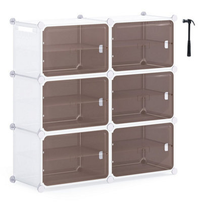 Shoe Rack 6 Tier Shoe Storage Cabinet - image 1