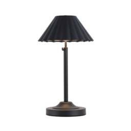 Portwest Westport Jules Usb Rechargeable Led Touch Table Lamp Black - thumbnail 4