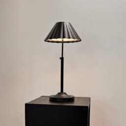 Portwest Westport Jules Usb Rechargeable Led Touch Table Lamp Black - thumbnail 1
