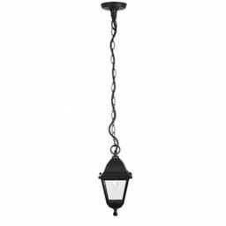 Happy Homewares Matt Black Cast Aluminium Ip44 Outdoor Hanging Lantern - thumbnail 2