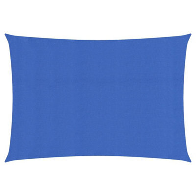 Berkfield Sunshade Sail 160 G/m2 Blue 2.5X4 M Hdpe - image 1
