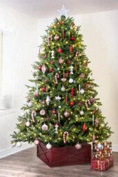 Christmas Tree World The 196Pc Red & Silver Full Heavy Coverage Bauble Set (7Ft/210Cm Trees) - thumbnail 7