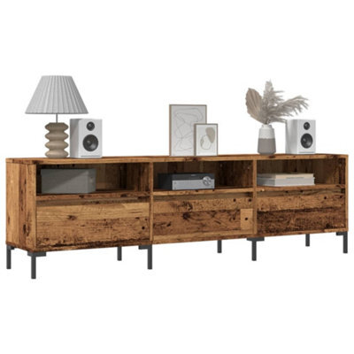 Berkfield Tv Cabinet Old Wood 150X30X44.5 Cm Engineered Wood - image 1