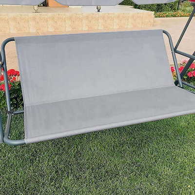 Unit Cm Grey Waterproof Canvas Swing Seat Cover For Garden Swing, Windproof Protection - image 1